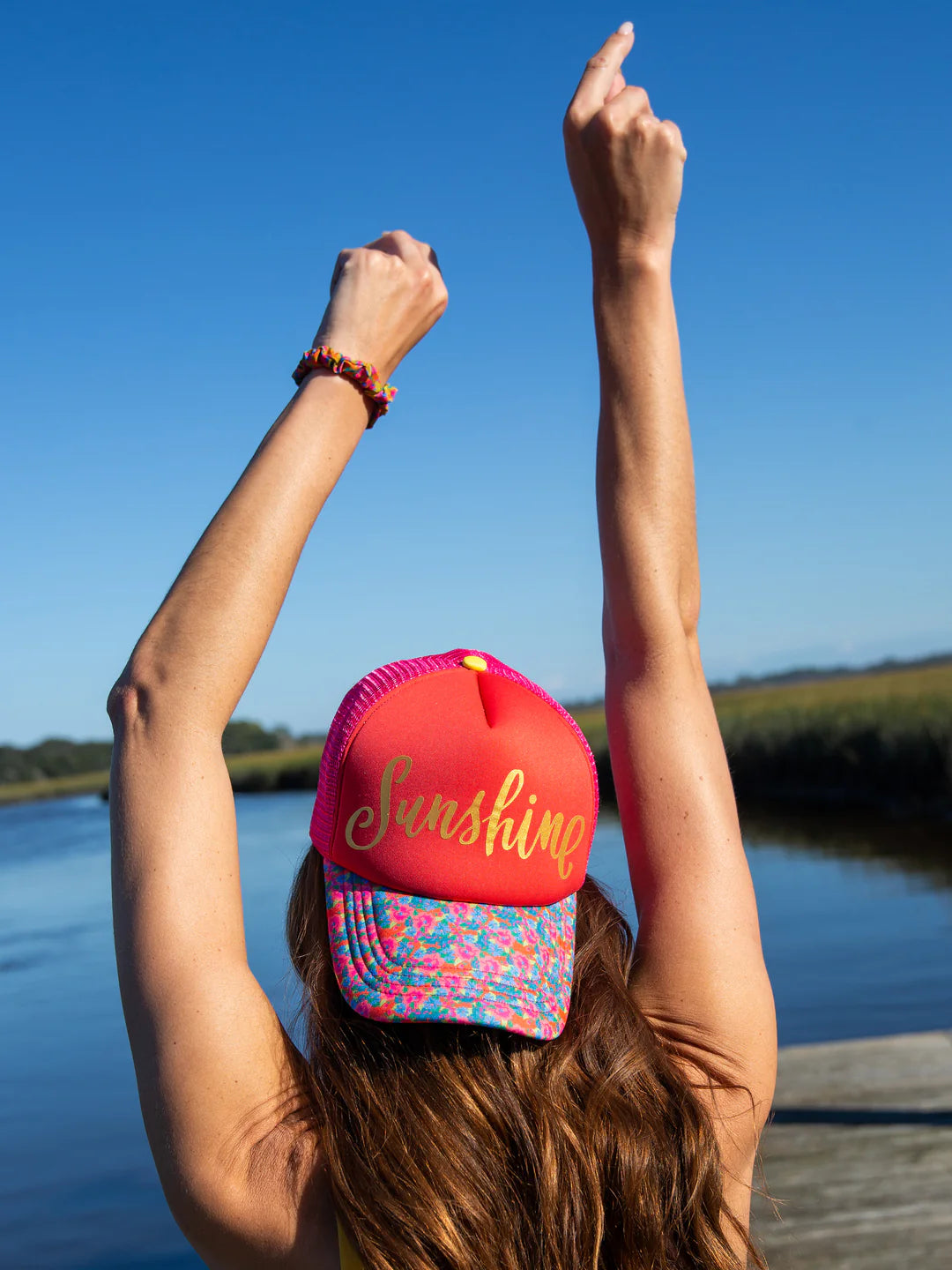 Natural Life Adjustable Trucker Hat- Sunshine