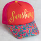 Natural Life Adjustable Trucker Hat- Sunshine