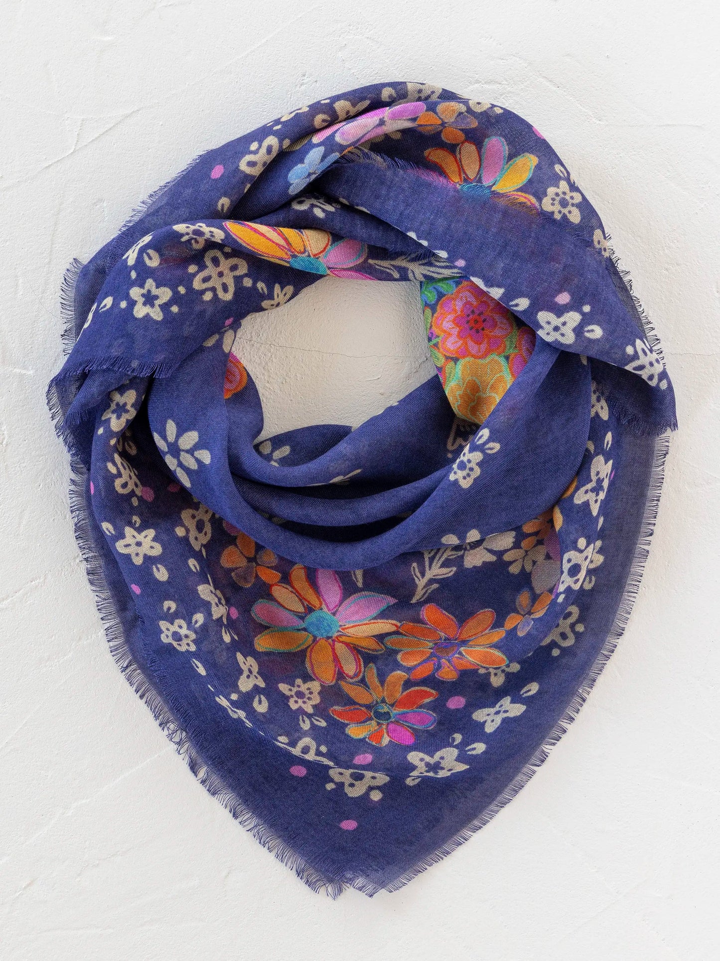 Natural Life Boho Bandana Scarf - Tropic Bandana Navy