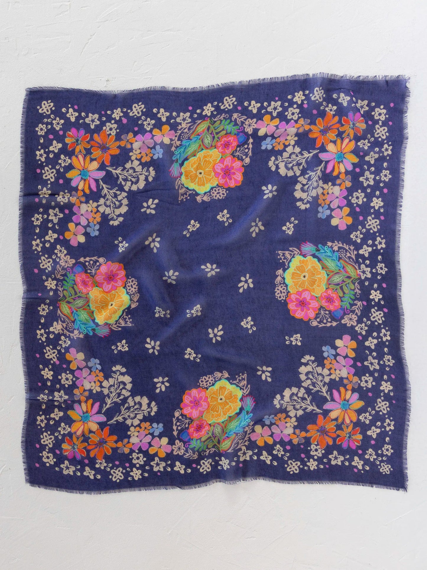 Natural Life Boho Bandana Scarf - Tropic Bandana Navy
