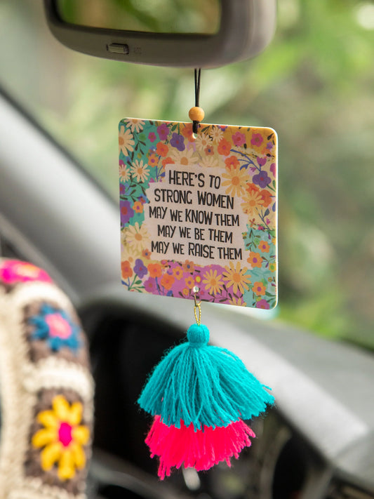 Natural Life Car Air Freshener - Strong Women
