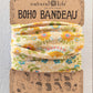 Natural Life Full Boho Bandeau® Headband - Taupe Mandala