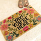 Natural Life Bungalow Doormat - Cream Yay You're Here