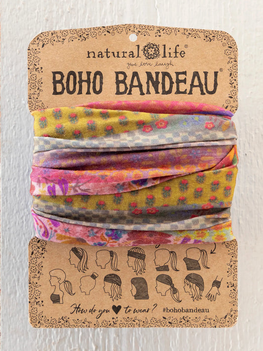 Natural Life Full Boho Bandeau® Headband - Garden Waves