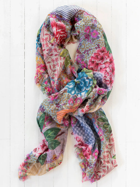 Natural Life Convertible Scarf - Pink Vintage Treasure