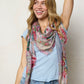 Natural Life Convertible Scarf - Pink Vintage Treasure