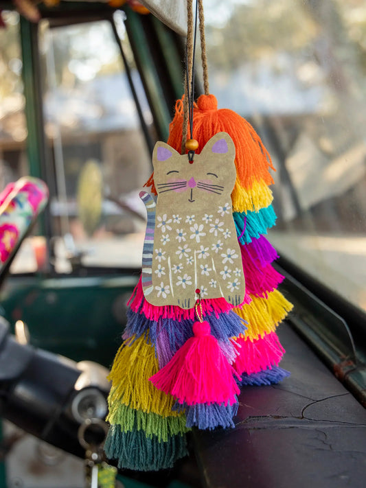 Natural Life Car Air Freshener - Cat