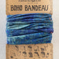 Natural Life Full Boho Bandeau® Headband - Navy Patchwork