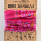 Natural Life Full Boho Bandeau® Headband - Merlot Floral Bandana