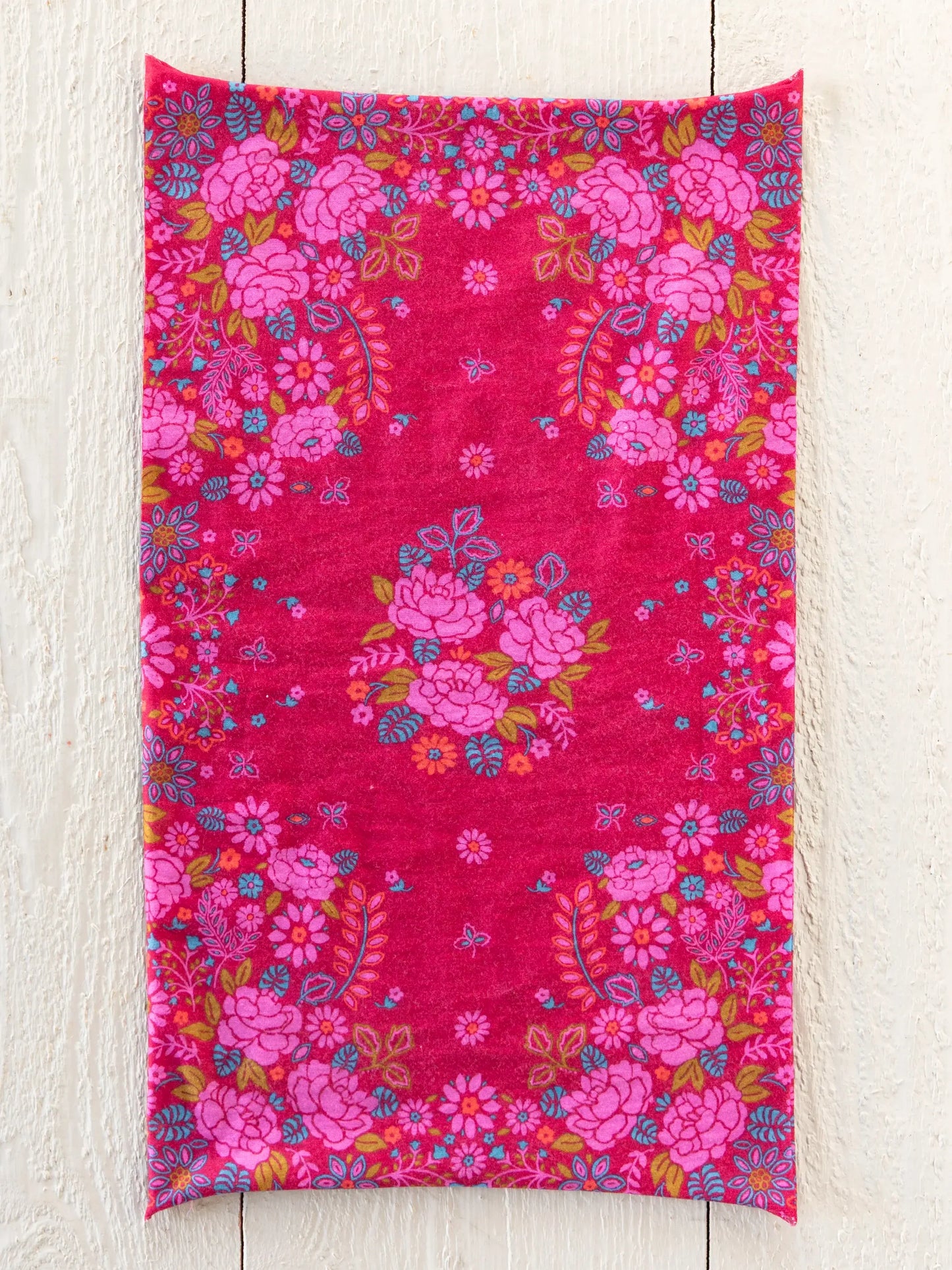 Natural Life Full Boho Bandeau® Headband - Merlot Floral Bandana