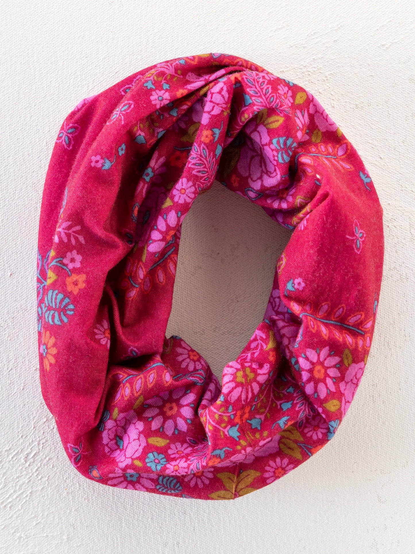 Natural Life Full Boho Bandeau® Headband - Merlot Floral Bandana