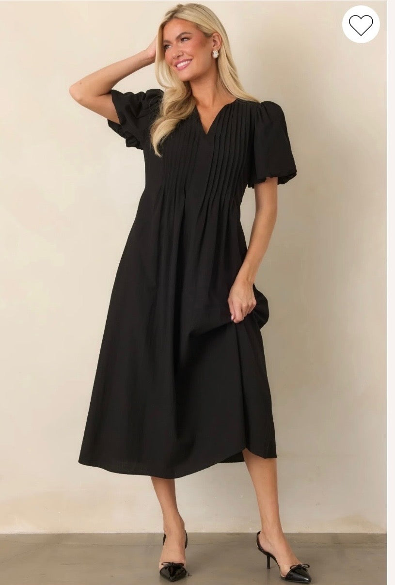 The Muse Dress in Black