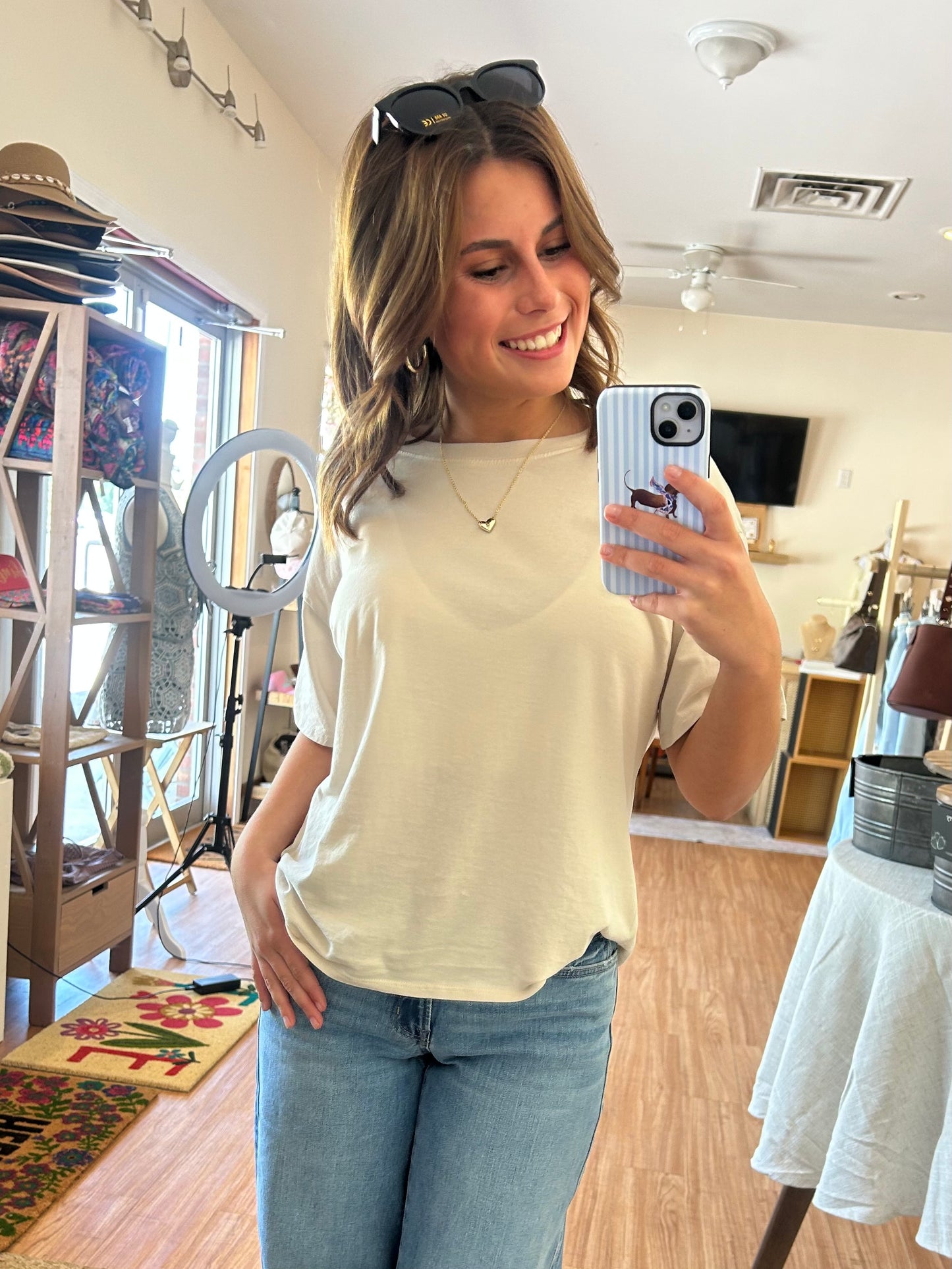 Cotton Jersey Boxy Tshirt