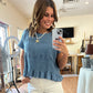 Denim Sky Top