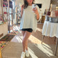 Scuba Top in Heather Grey