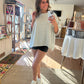 Scuba Top in Heather Grey