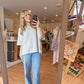 Scuba Top in Heather Grey