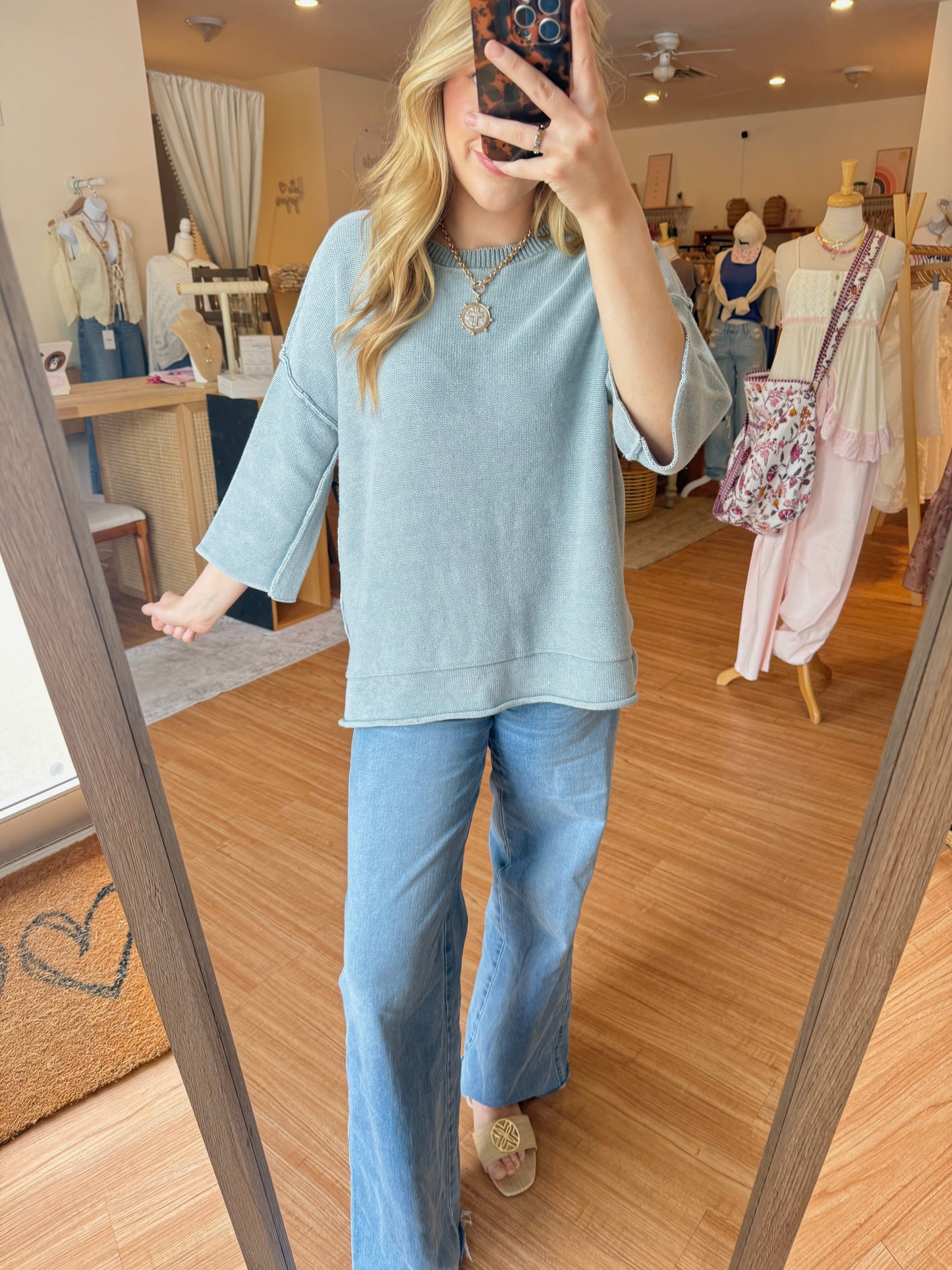 All Star Sweater in Marlin