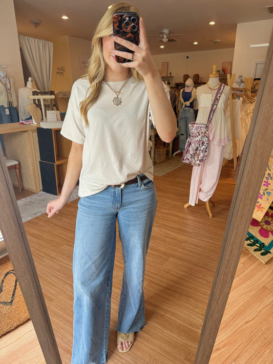 Cotton Jersey Boxy Tshirt