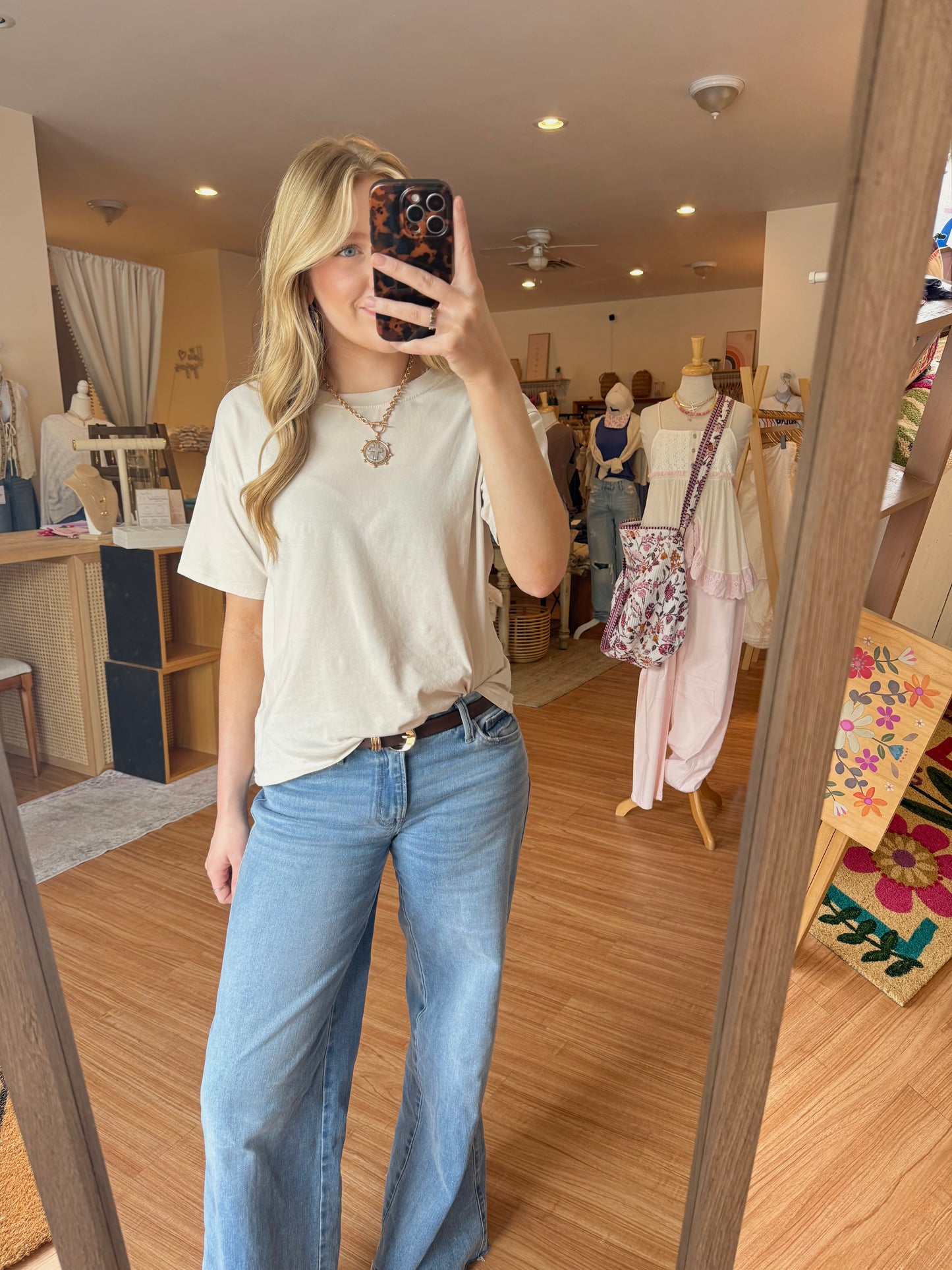 Cotton Jersey Boxy Tshirt