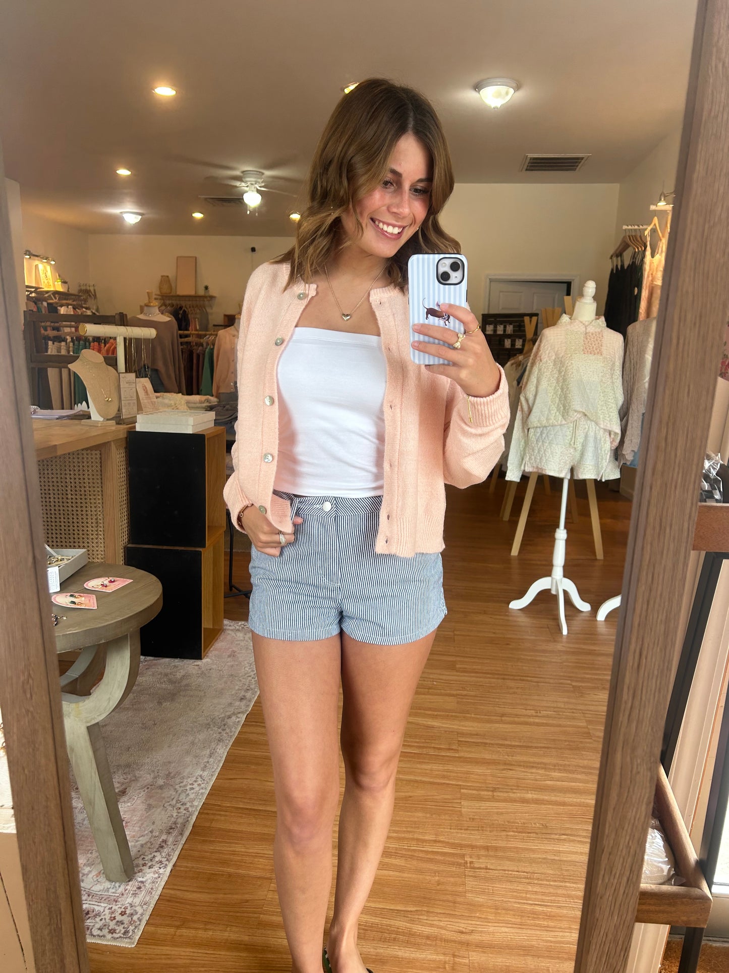 Daydream Cardigan in Light Pink