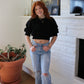 90’s Vintage Super High Rise Flare Jeans