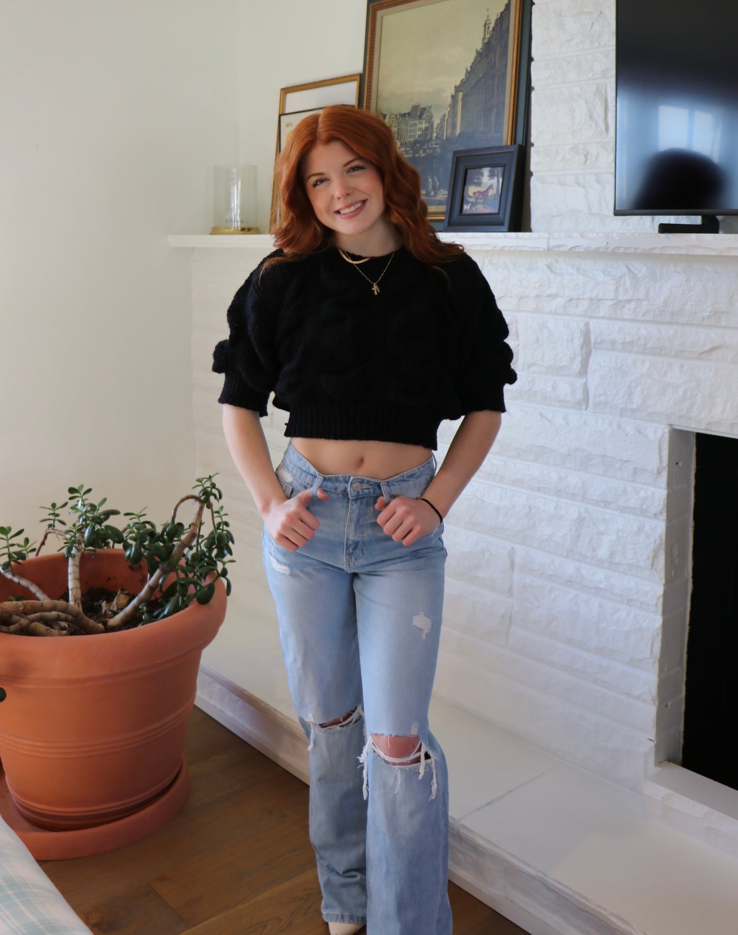 90’s Vintage Super High Rise Flare Jeans