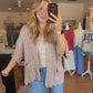 Carmel Almond Cardigan