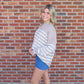 Exposed Seam Oversized Sweater