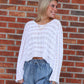 Unbothered Pullover in Ivory
