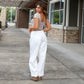 Brown Sugar Stripe Top