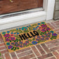 Natural Life Bungalow Doormat - Hello