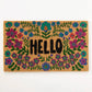 Natural Life Bungalow Doormat - Hello