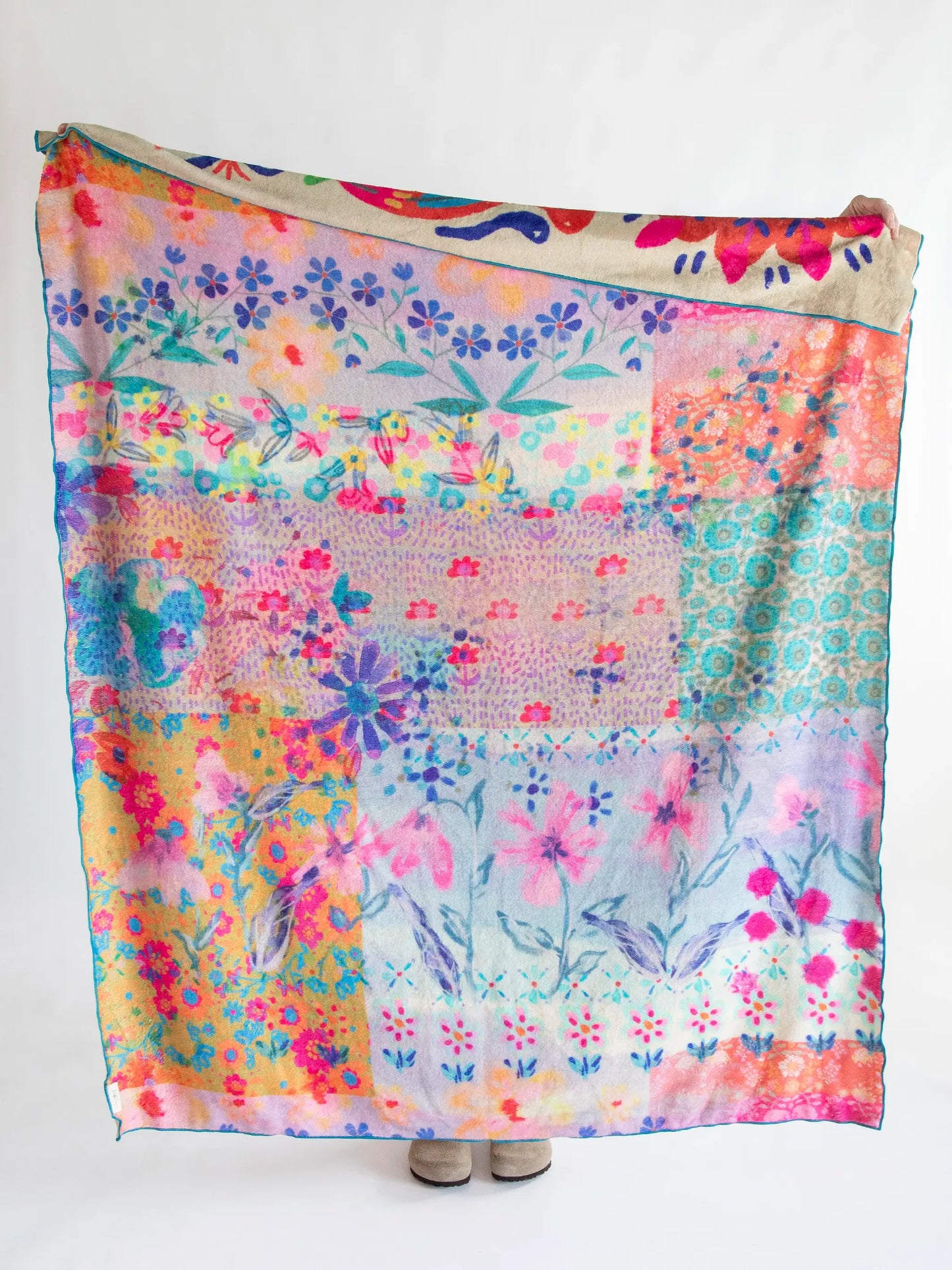Natural Life Double-Sided Cozy Throw Blanket - Thank God For Girlfriends