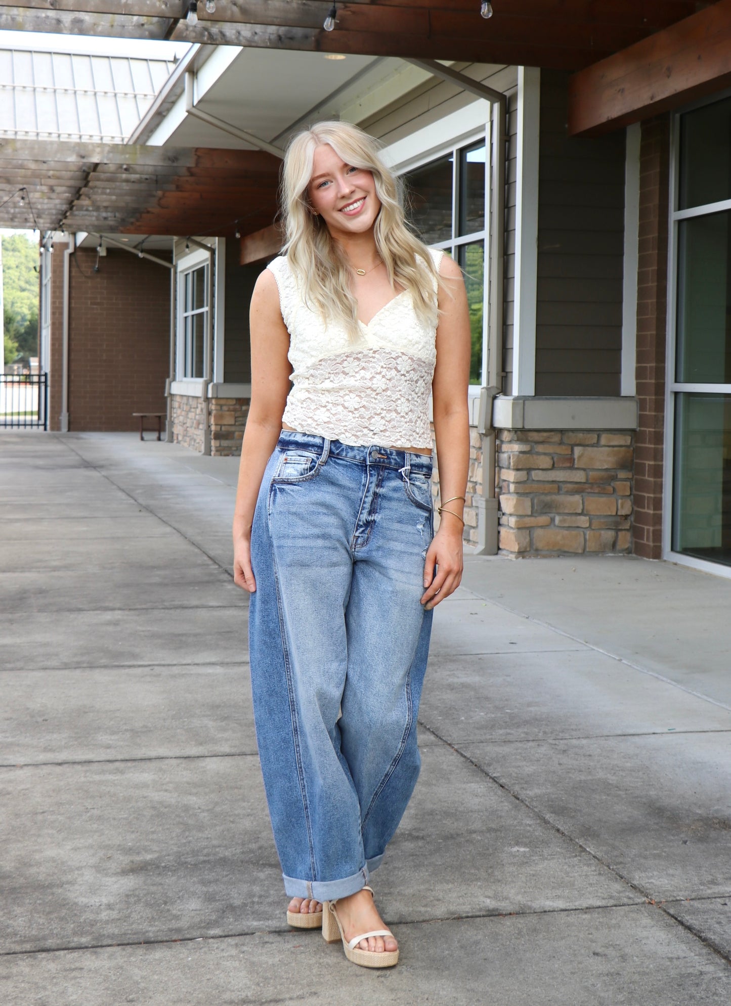 Soft Lace Tank Top