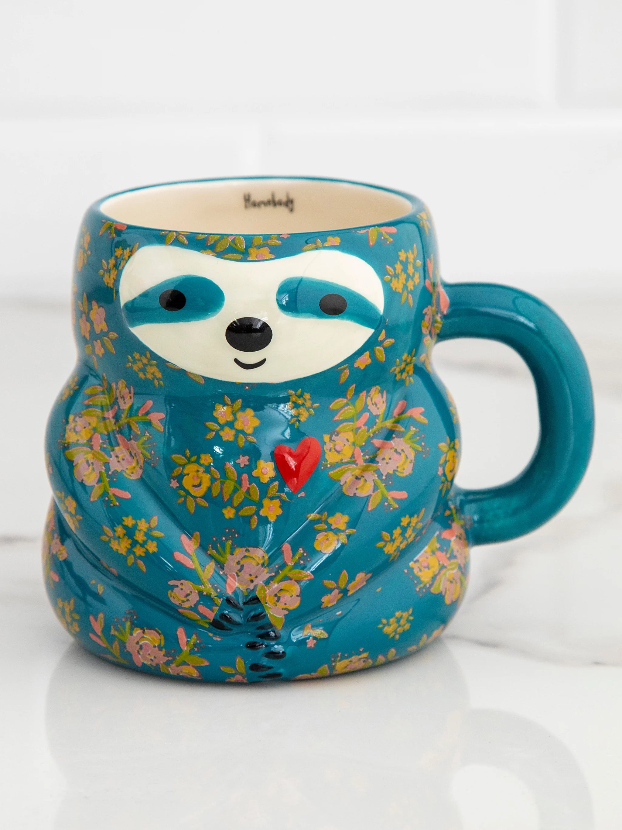 Folk Art Coffee Mug - Sylvia The Sloth - Thumbnail 2