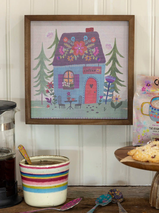 Natural Life 
Bungalow Box Sign - Coffee House