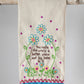 Natural Life Linen Embroidered Hand Towel - You Make The World Better
