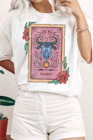 Taurus Zodiac Sign Graphic T-shirt