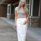 Brown Sugar Stripe Top