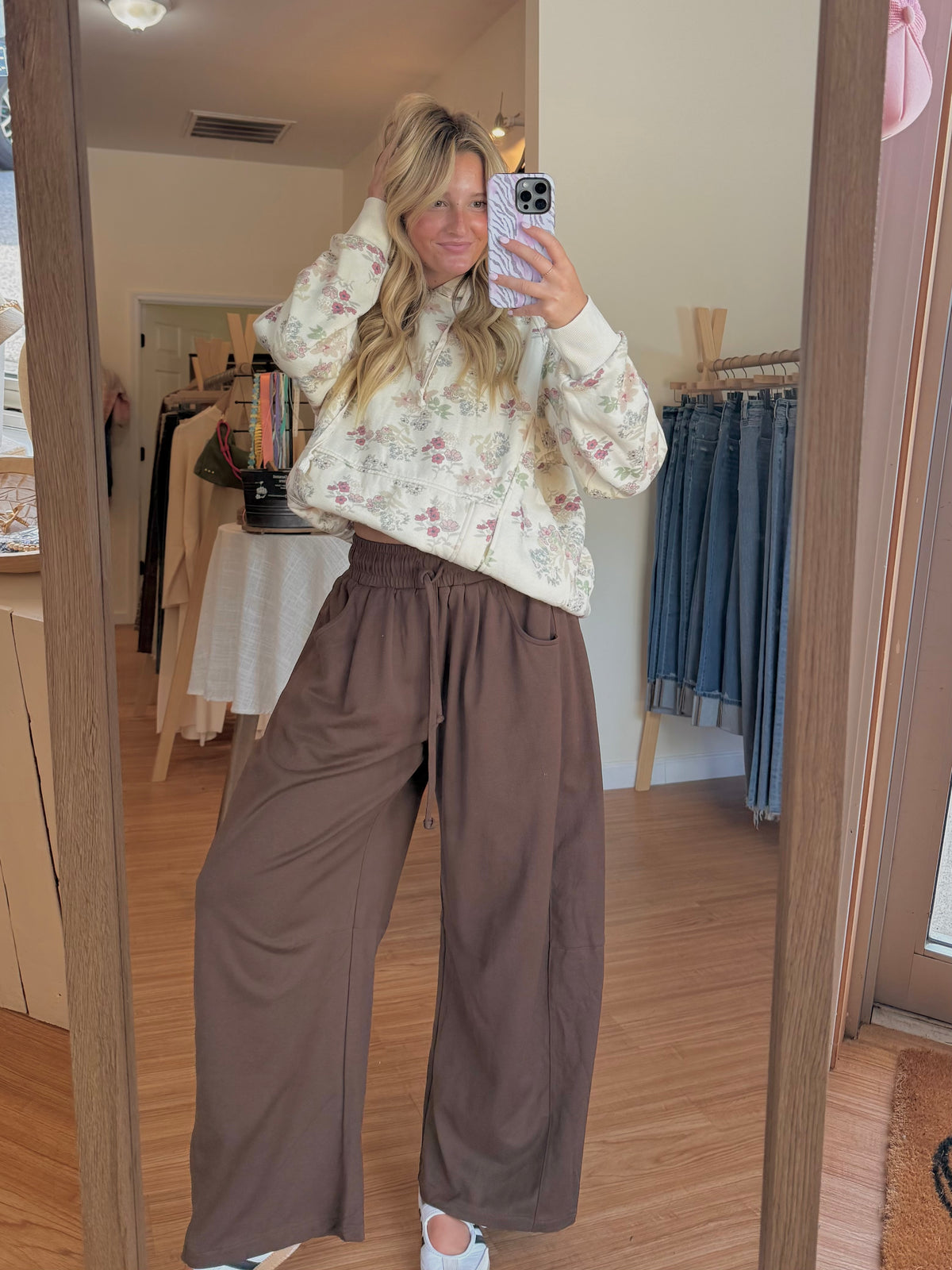 Free Spirit Barrel Leg Pants