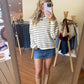 Out and About Striped Sweater
