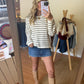 Out and About Striped Sweater