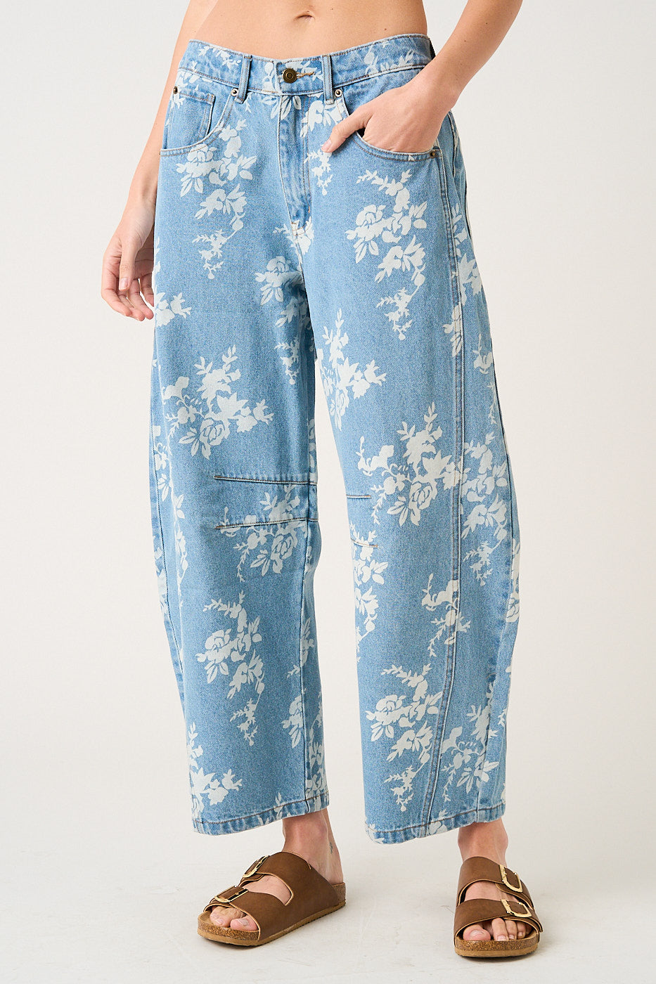 Bluebell Barrel Leg Jeans