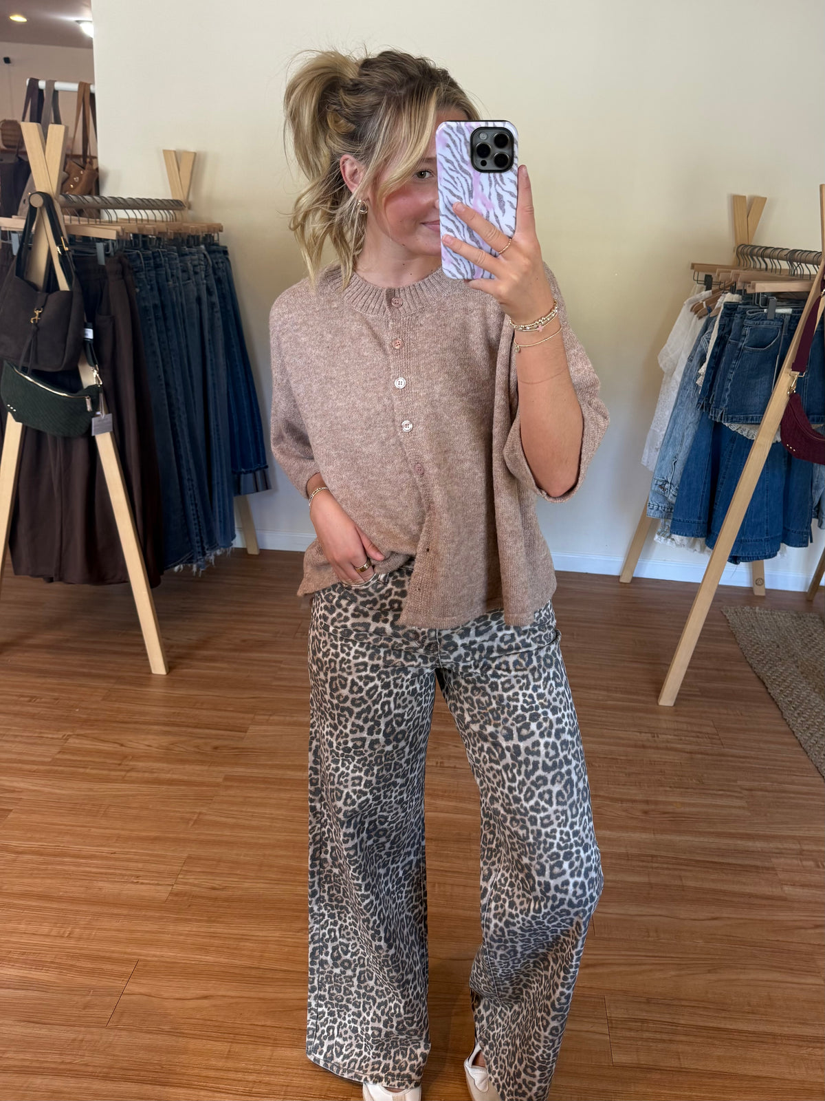 Mocha Moments Half Sleeve Cardigan