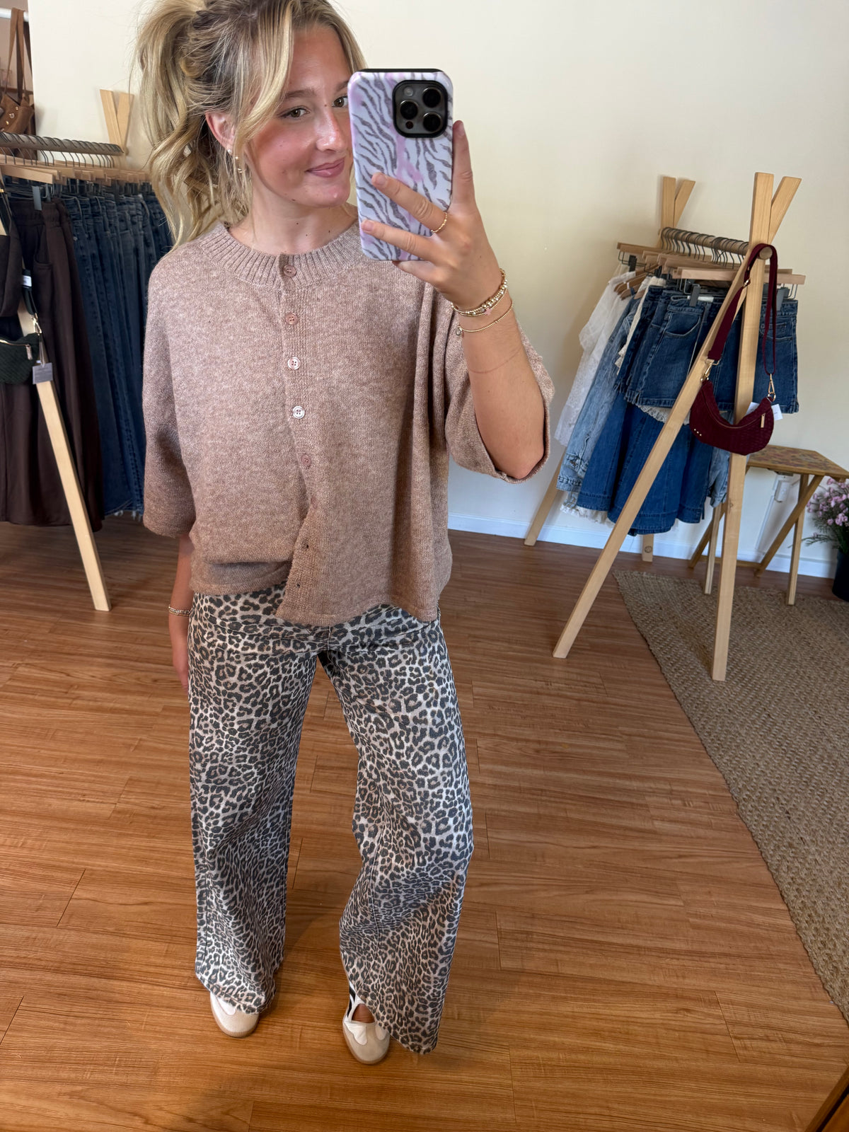 Mocha Moments Half Sleeve Cardigan