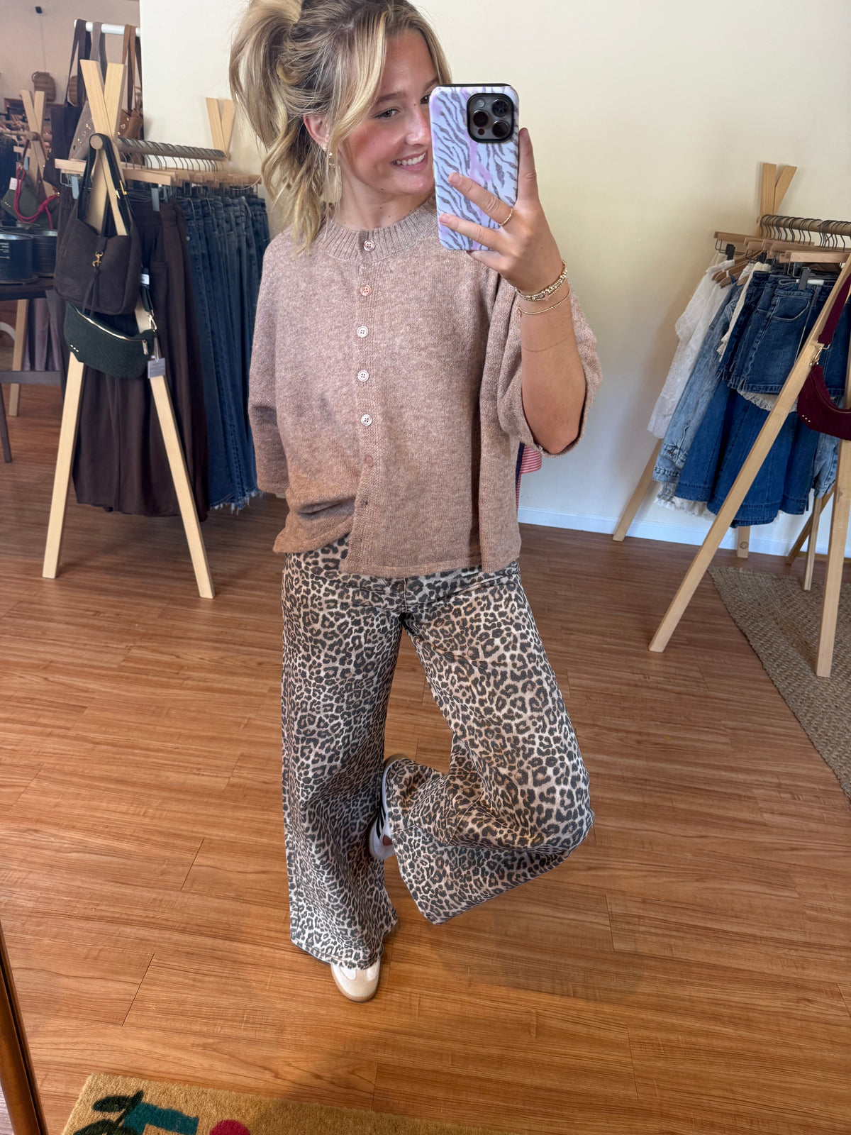 Mocha Moments Half Sleeve Cardigan