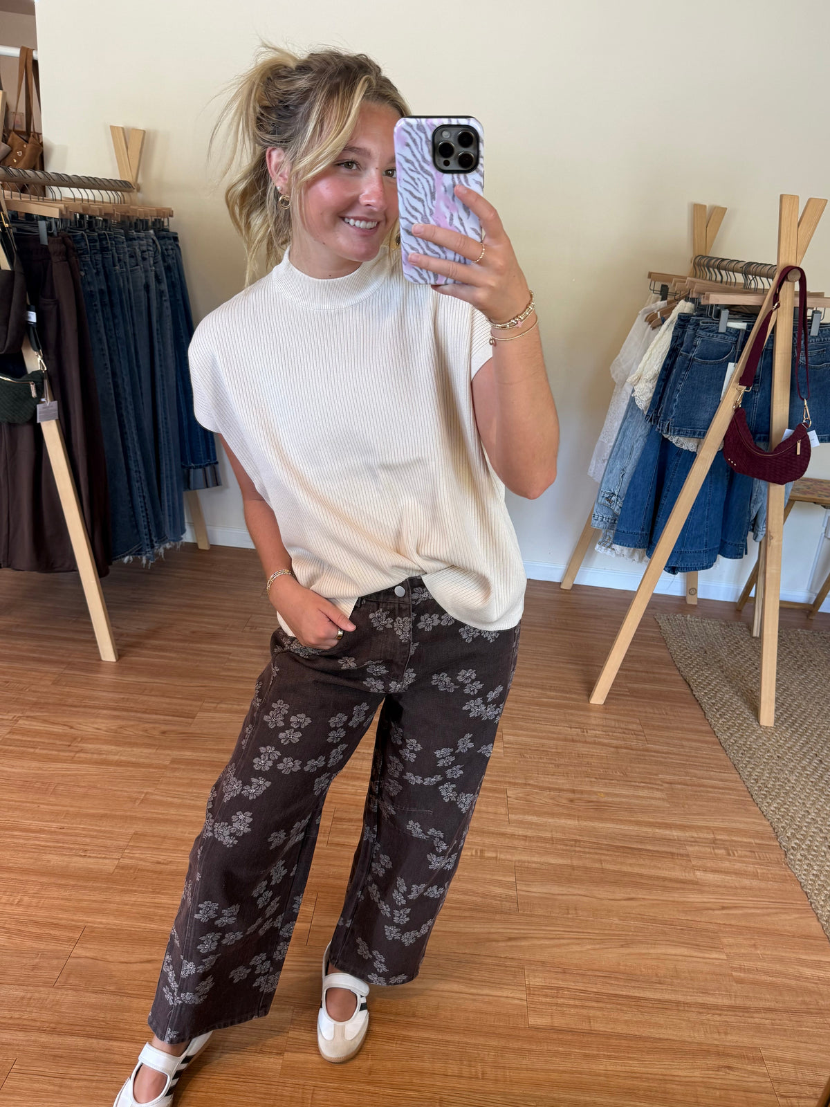 Blissful Mock Neck Sweater