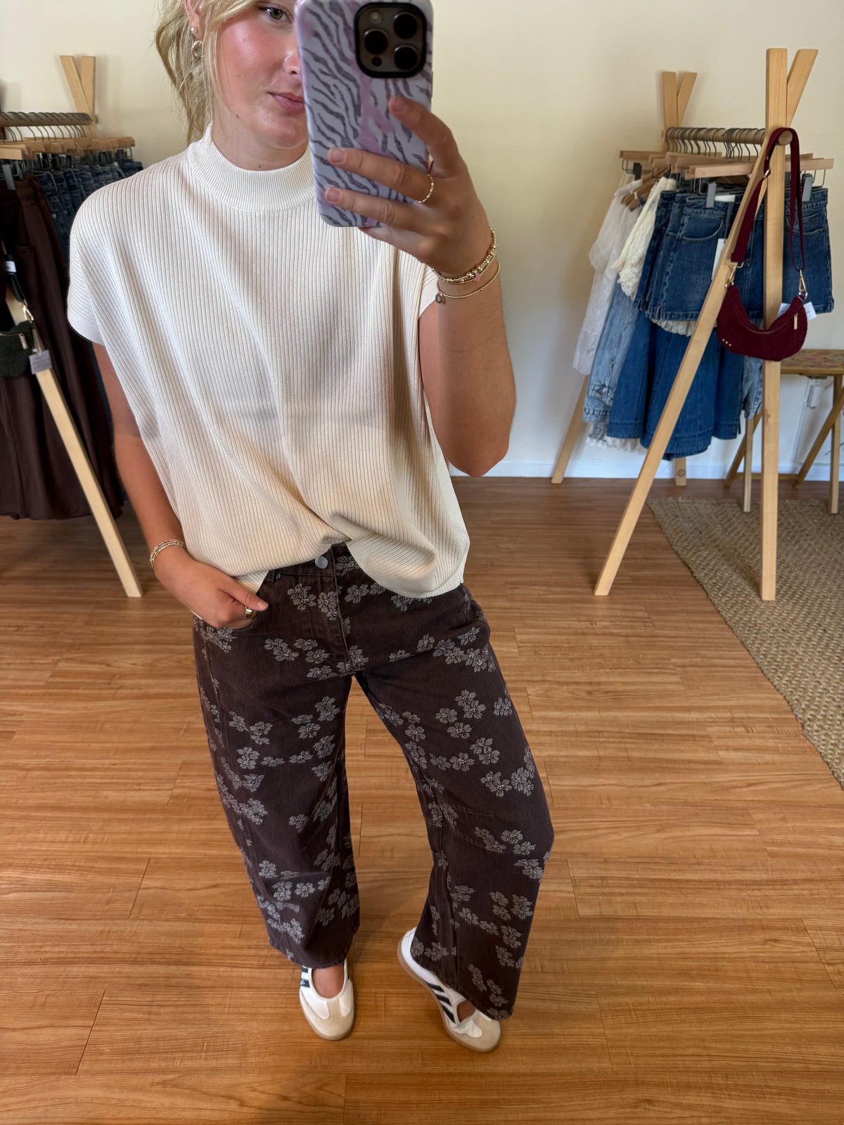 Blissful Mock Neck Sweater