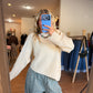 Ecru On the Edge Knit Top